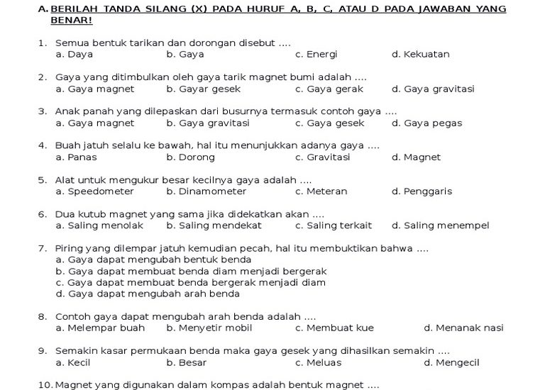 10 Contoh soal IPA kelas 4 sumber energi ini ternyata sering keluar saat ujian 2026