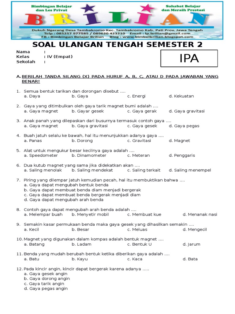 10 Contoh soal IPA kelas 4 sumber energi ini ternyata sering keluar saat ujian 2026