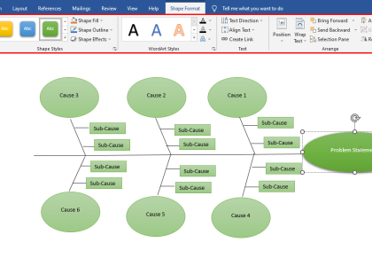 Ternyata Ini Cara Membuat Diagram Fishbone di Word dengan Cepat dan Sangat Mudah