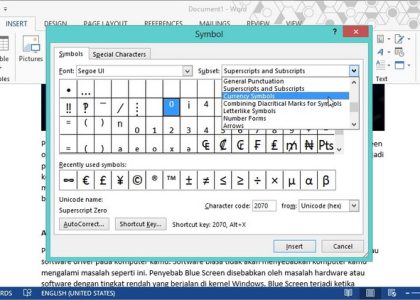 Ternyata Ini Cara Membuat Simbol Diameter di Word yang Jarang Diketahui Banyak Orang