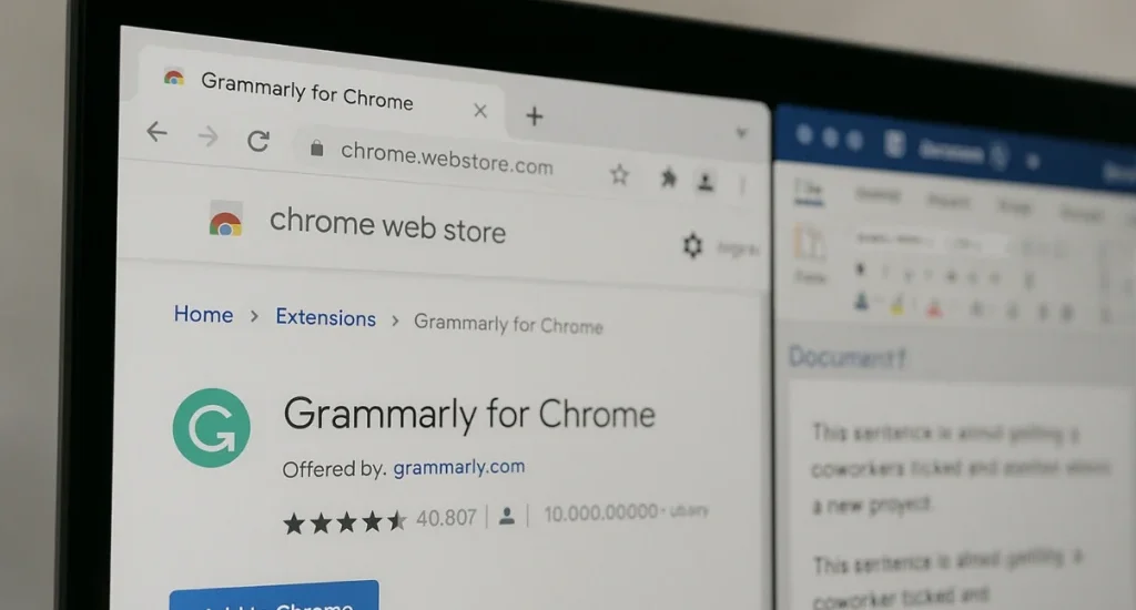 cara menghubungkan grammarly ke word