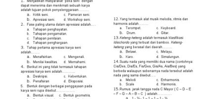 Soal Essay Seni Budaya Kelas 8 Semester 2 Dalchaebi