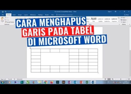 3 Cara Menghilangkan Tabel Bayangan di Word yang Wajib Tahu