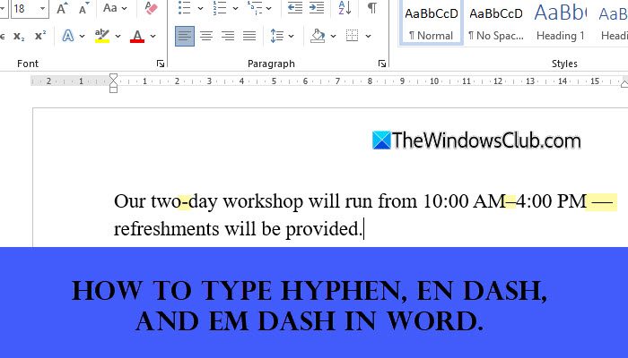 3 Trik Agar Layout dan Font Tidak Berubah di Komputer Lain, Cara Membuat Em Dash di Word