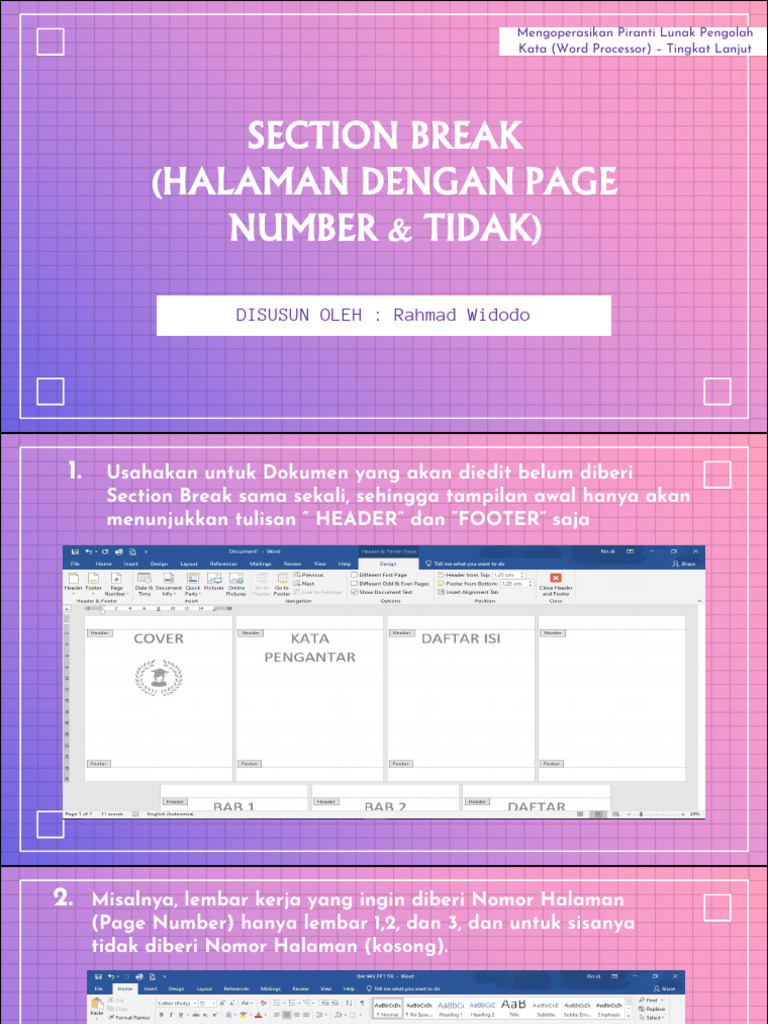 3 Trik Rahasia Cara Menyatukan Section di Word yang Jarang Diketahui