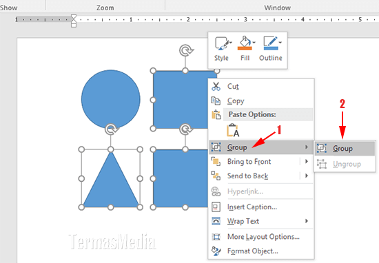 5 Langkah Grouping Gambar dan Tulisan di Word 2010 yang Jarang Diketahui
