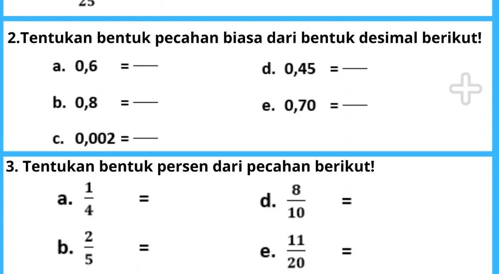 5 Soal Matematika Kelas 4 Pecahan Desimal yang Harus Dikuasai Sebelum STS 2026