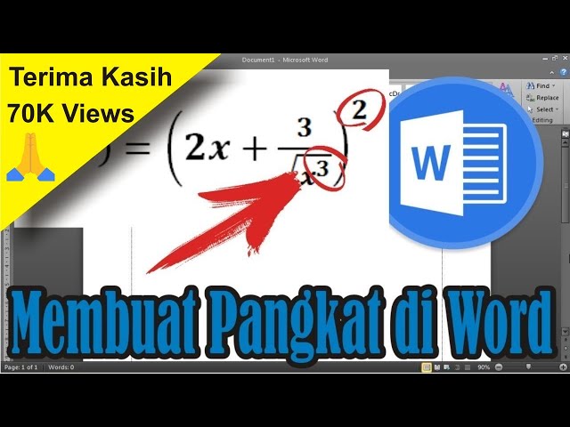 Panduan Lengkap Cara Membuat Pangkat di Microsoft Word dengan Mudah Panduan Lengkap Cara Membuat Pangkat di Microsoft Word dengan Mudah