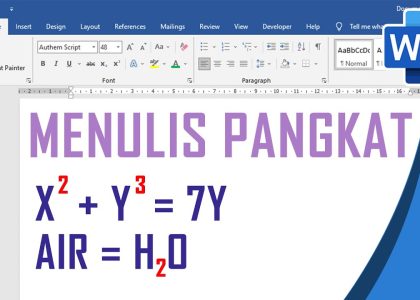 7 Cara Ngasih Pangkat di Word yang Jarang Diketahui, Wajib Dicoba di 2026