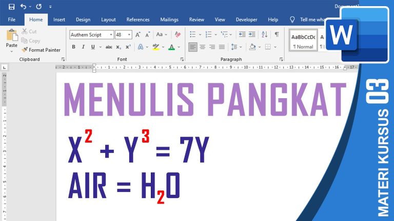 7 Cara Ngasih Pangkat di Word yang Jarang Diketahui, Wajib Dicoba di 2026