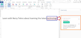 Cara Menggunakan Grammarly di Word - Neicy Techno