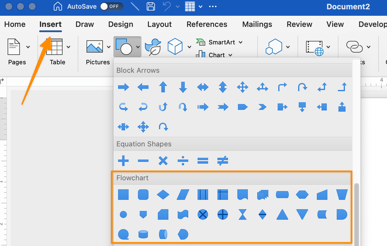 ว ธ สร างแผนผ งงานใน Microsoft Word