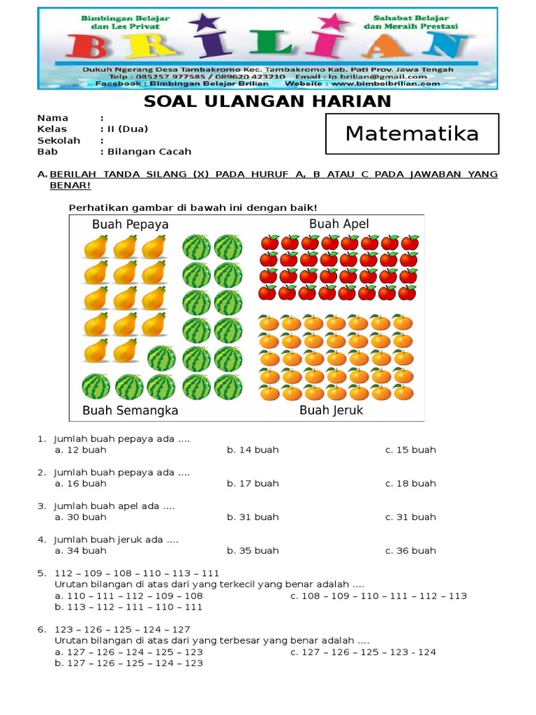 5 Fakta Mengejutkan Soal Bilangan Cacah Kelas 2 yang Selama Ini Salah Dipahami