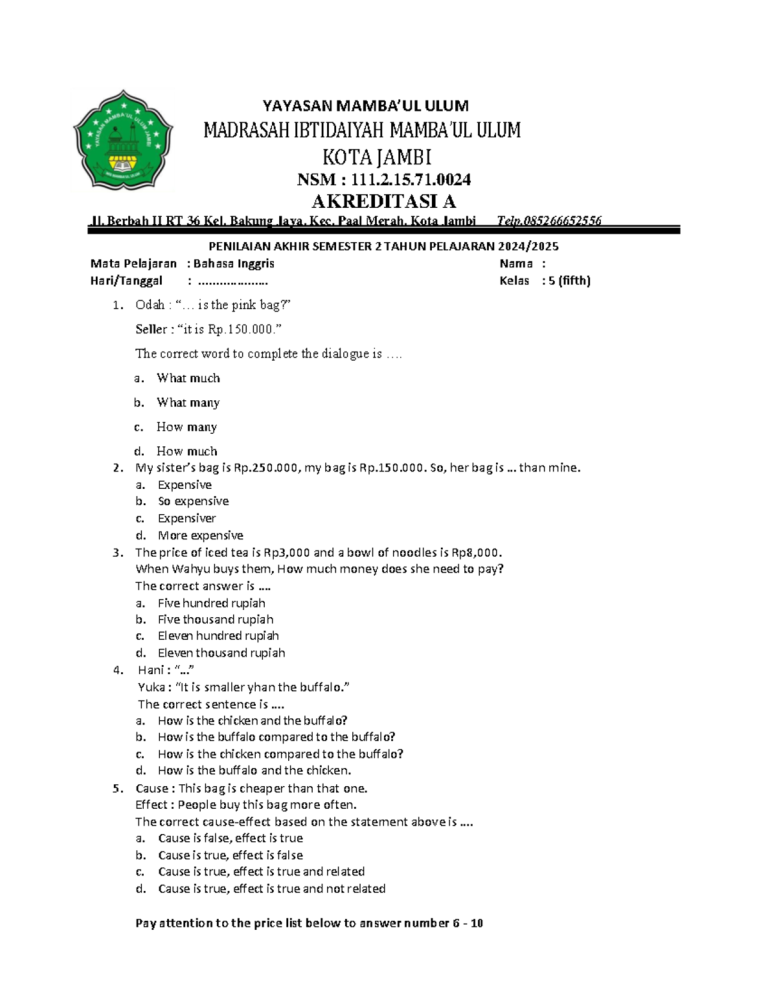 5 Fakta Mengejutkan Soal Kelas 5 Semester 2 yang Sering Bikin Siswa dan Orang Tua Bingung