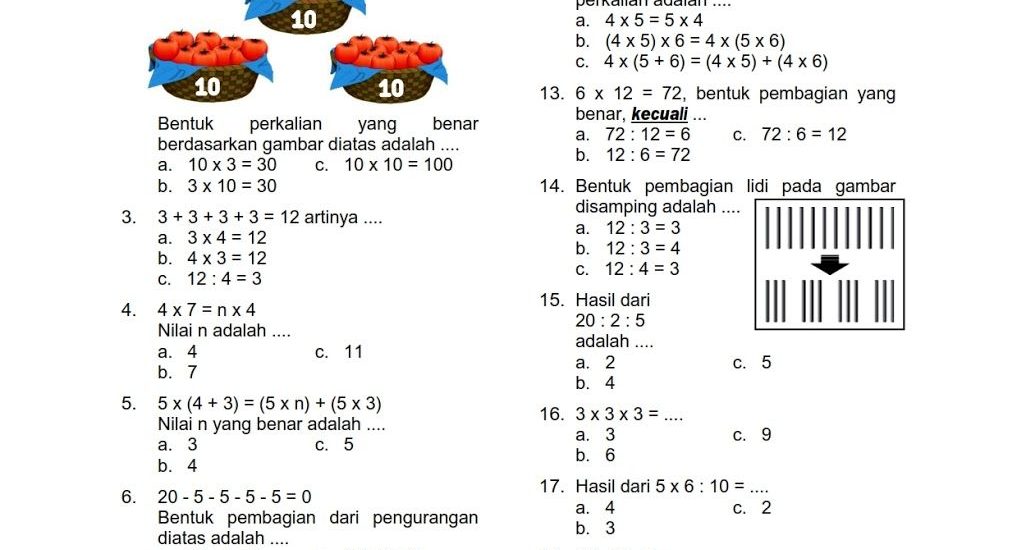 5 Rahasia Contoh Soal Matematika Kelas 2 SD Ternyata Bikin Anak Paham Tanpa Drama