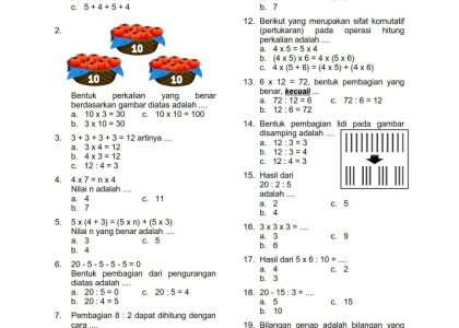 5 Rahasia Contoh Soal Matematika Kelas 2 SD Ternyata Bikin Anak Paham Tanpa Drama