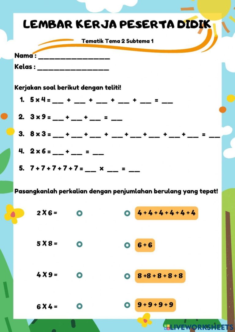 5 Trik Rahasia Jawab Soal Perkalian Kelas 2 Semester 2 yang Selama Ini Salah