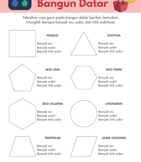 7 Cara Mudah Kuasai Soal Matematika Kelas 2 Bangun Datar, Wajib Tahu untuk Anak!