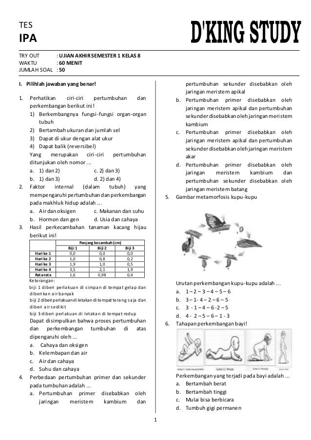 Persiapan Cerdas Menghadapi UAS IPA Kelas 8 Semester 1 Panduan Lengkap