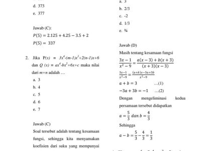 Wajib Tahu 7 Contoh Soal MTK Kelas 11 Semester 1 Beserta Jawabannya yang Sering Muncul di Ujian