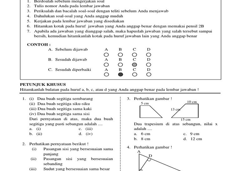 30 Contoh Soal MTK Kelas 11 Semester 1 SMK 2026 Lengkap dengan Kunci Jawaban TKA