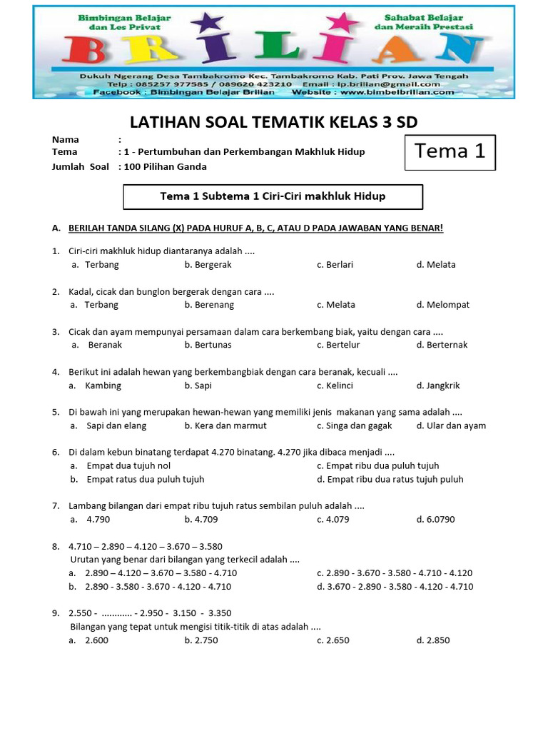 5 Cara Meningkatkan Semangat Kerja Anak lewat Latihan Soal Semangat Kerja Kelas 3 SD