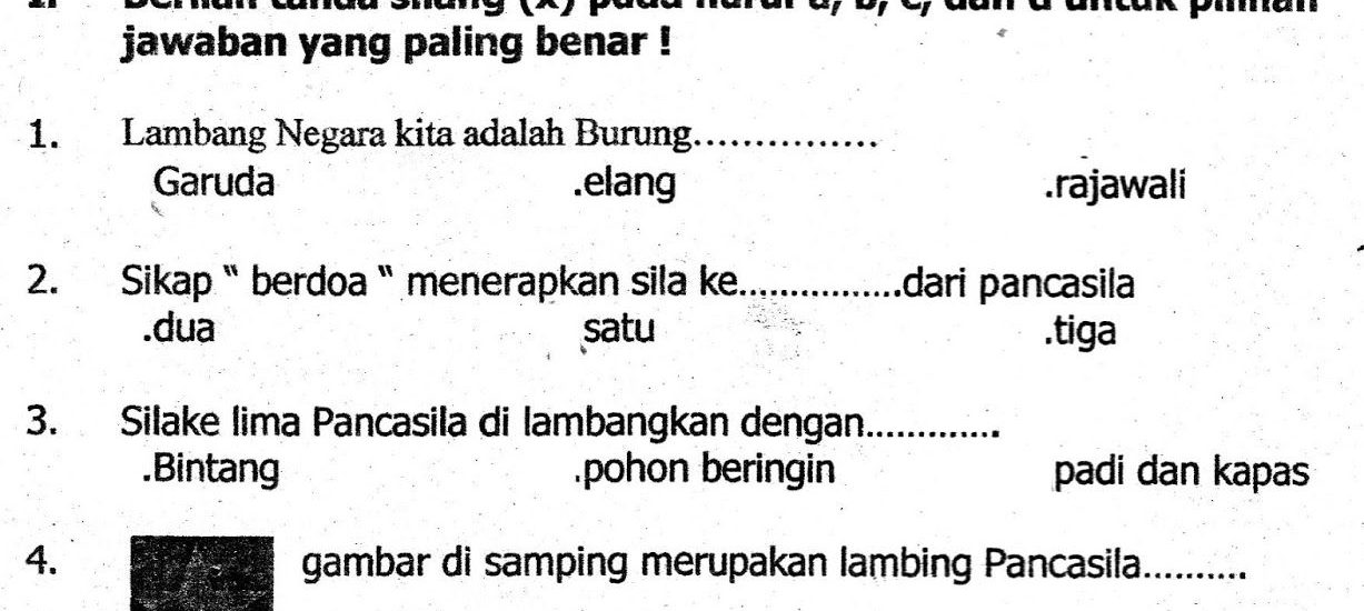 Contoh Soal Mid Semester 2 Kelas 1 SD Kurikulum 2013 Siap Cetak untuk Latihan Si Kecil Sebelum Ujian