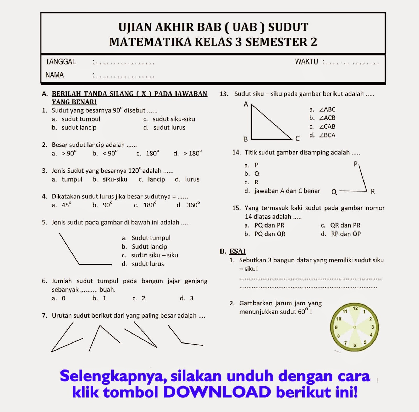 Terbukti 7 Cara Mudah Menguasai Latihan Soal Semester 2 Kelas 3 SD Sebelum Ujian!