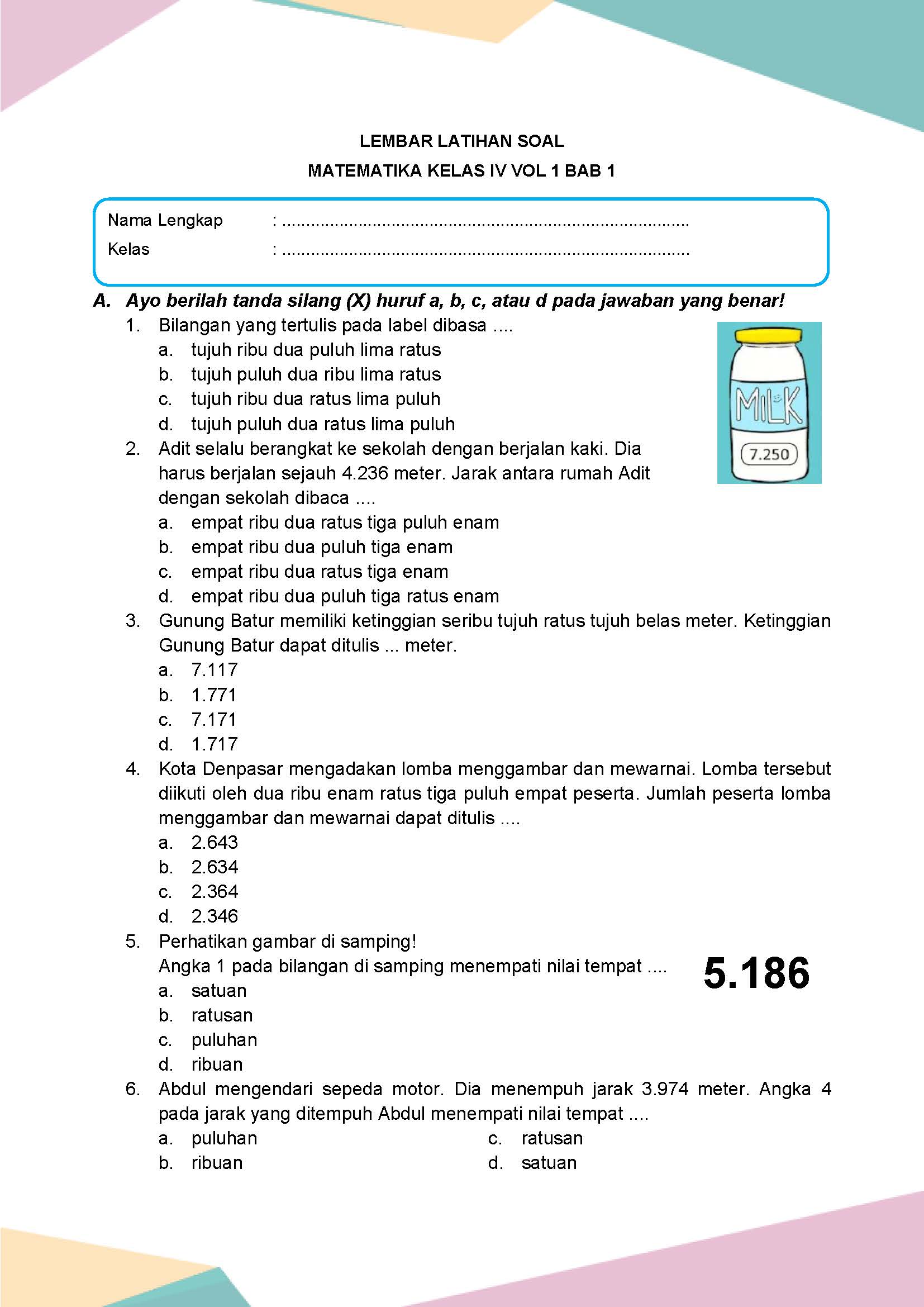 Ternyata Ini Rahasia Latihan Soal Matematika Kelas 4 SD Semester 1 Th 2019 yang Sering Terlewat di Sulingjar 2026