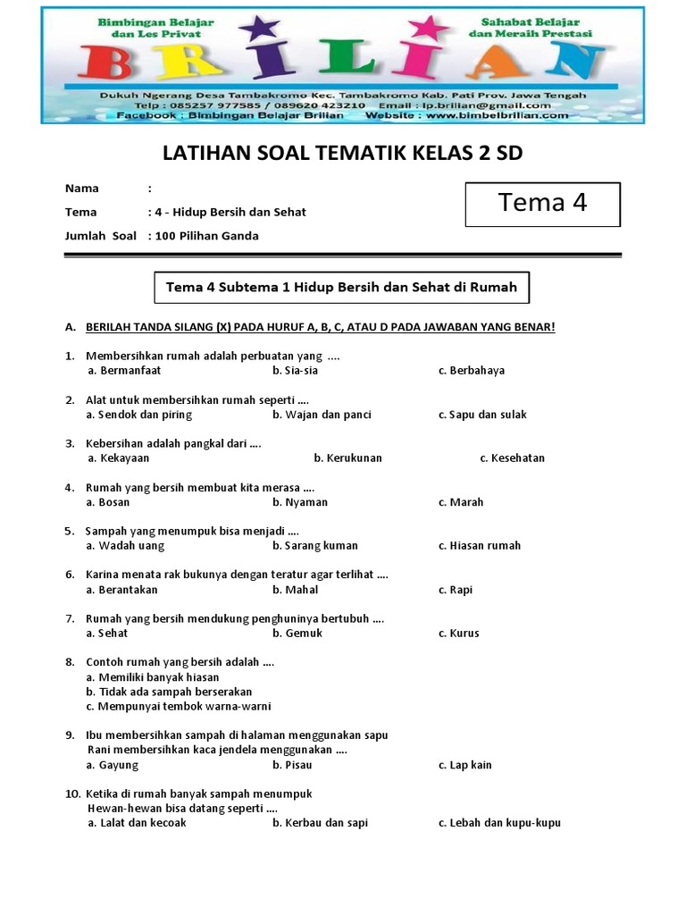 Terbukti! 7 Tips Ampuh supaya Kamu Bisa Download Soal UAS SD Kelas 2 Tema 4 Sekarang Juga