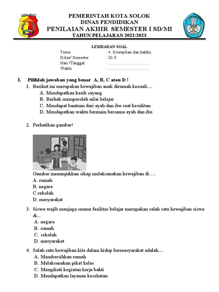 Rahasia Nilai Sempurna dengan Soal Plus Jawaban B Indonesia Tema 4 Kelas 3 Terbaru
